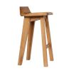 Wave Contemporary Solid Oak Fully Assembled Kitchen Bar Stool - £40 OFF FLASH SALE - 13