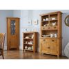 Country Oak Small 100cm Hutch for combining with Sideboard - SUMMER MEGA DEAL - 3