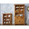 Country Oak Small 100cm Buffet and Hutch Display Cabinet Dresser - SUMMER SALE - 4