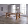 Chateaux 3.4m Large Solid Oak Extending Dining Table - £300 OFF SUMMER SALE - 2