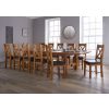 Chateaux 3.4m Large Solid Oak Extending Dining Table - £300 OFF SUMMER SALE - 3
