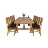 Chateaux 3.4m Large Solid Oak Extending Dining Table - £300 OFF SUMMER SALE - 15