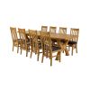 Monastery 3.0m Large Solid Oak Extending Dining Table - £300 OFF SUMMER SALE - 18 Monastery 3.0m Large Solid Oak Extending Dining Table - £300 OFF SUMMER SALE - 18