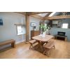 Country Oak 140cm X Leg Oval Table and 2 1.2m X Leg Country Oak Benches - SUMMER SALE - 14