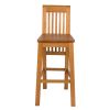 Westfield Oak Assembled Kitchen Stool with Oak Timber Seat - £50 OFF FLASH SALE - 7